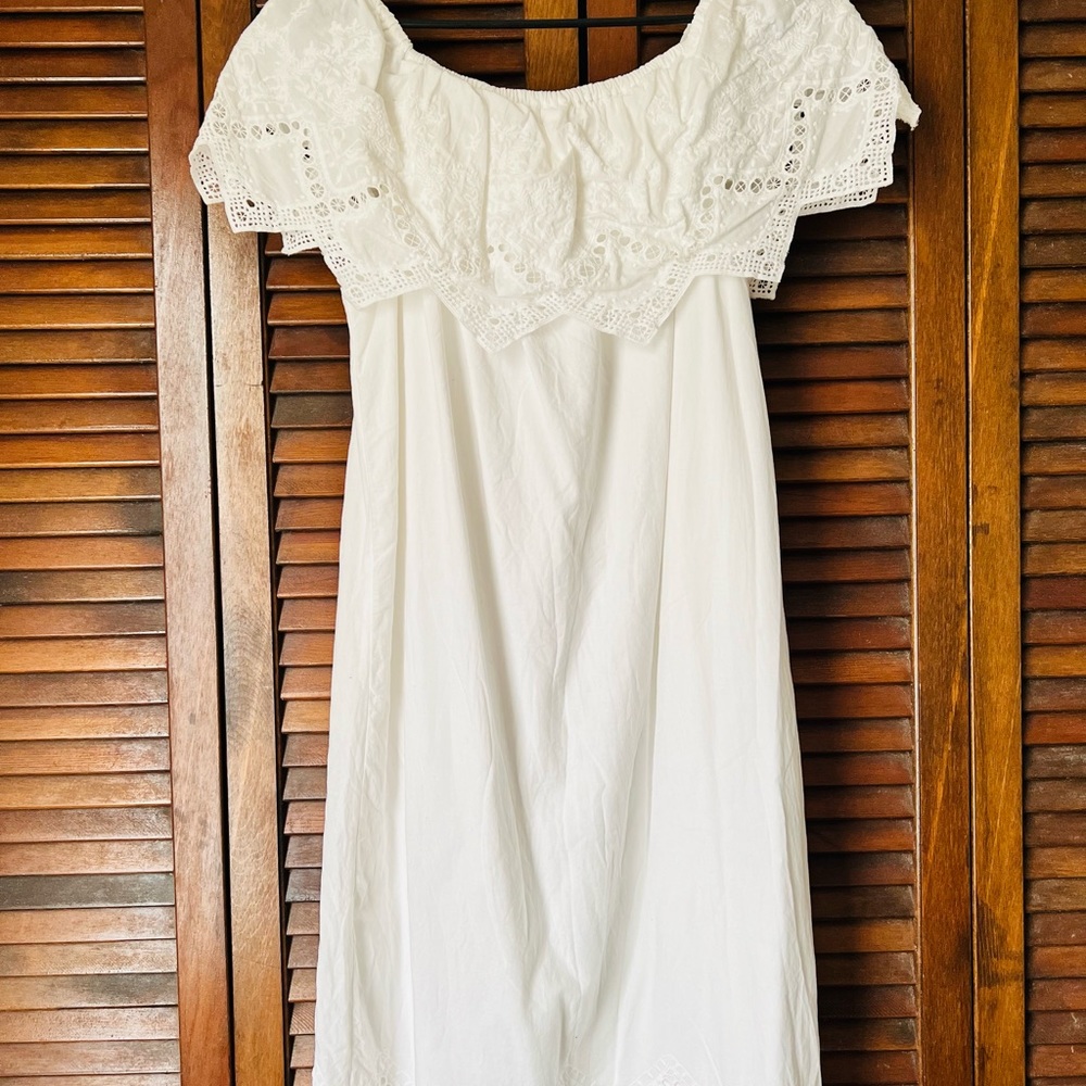 White Flare Dress